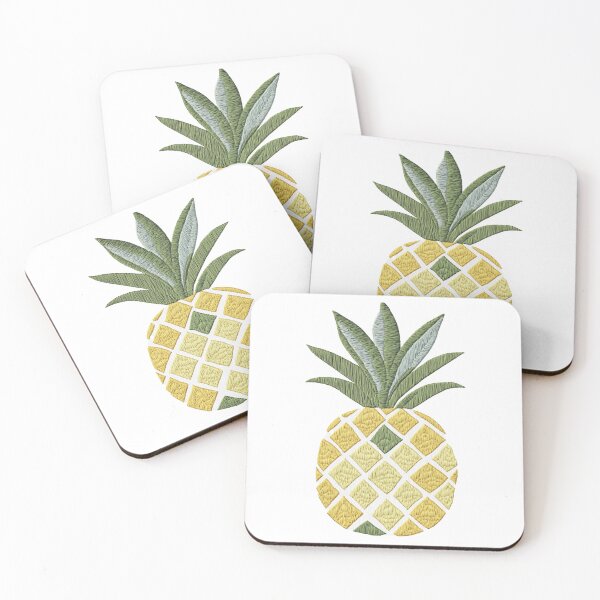 Item preview, Stitched Pineapple Graphic  designed and sold by AmbientArtCo.