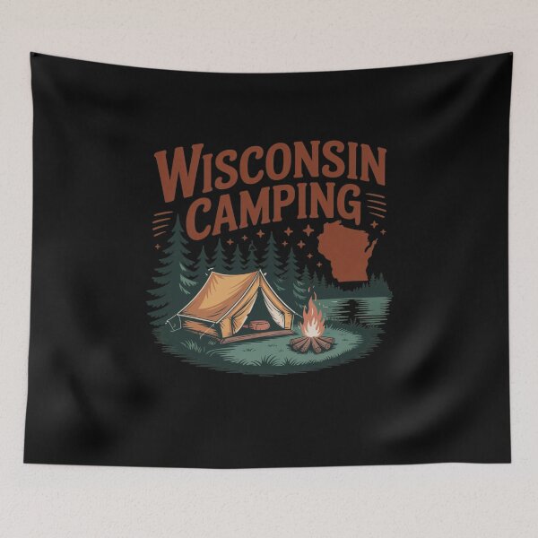 Artikelvorschau, Camping in Wisconsin entworfen und verkauft von Mateusz Majcherek.