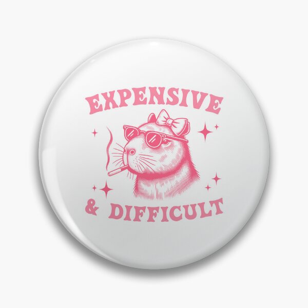 Item preview, Capybara "Expensive & Difficult" designed and sold by Polarisofficial.