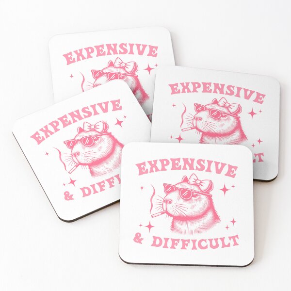 Item preview, Capybara "Expensive & Difficult" designed and sold by Polarisofficial.