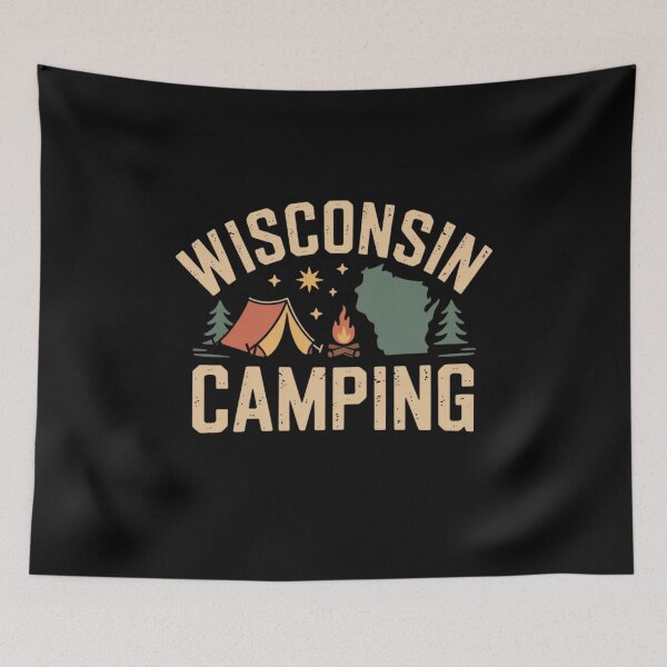 Item preview, Campamento en Wisconsin designed and sold by Mateusz Majcherek.