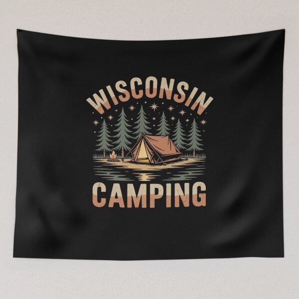 Item preview, Campamento en Wisconsin designed and sold by Mateusz Majcherek.