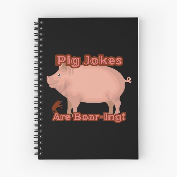 Item preview, Pig Jokes are Boar-ing designed and sold by FuntasticMatt.