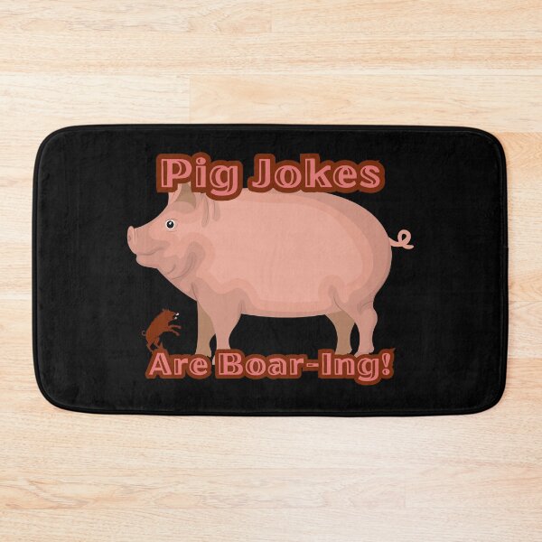Item preview, Pig Jokes are Boar-ing designed and sold by FuntasticMatt.