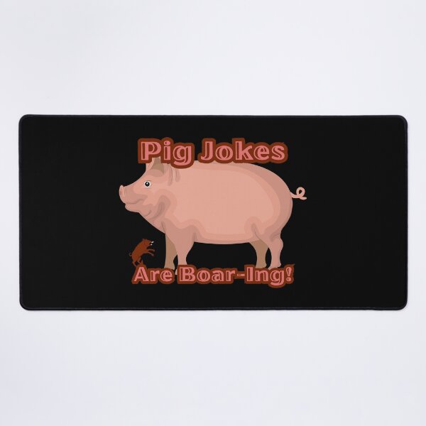 Item preview, Pig Jokes are Boar-ing designed and sold by FuntasticMatt.