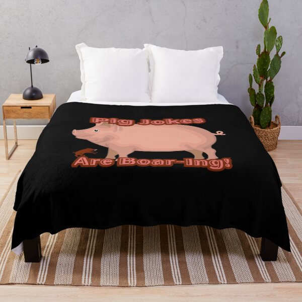Item preview, Pig Jokes are Boar-ing designed and sold by FuntasticMatt.