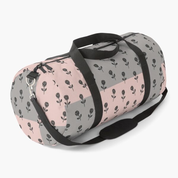 Item preview, Blush Gray Rose Patchwork Pattern designed and sold by SassyArtistry.