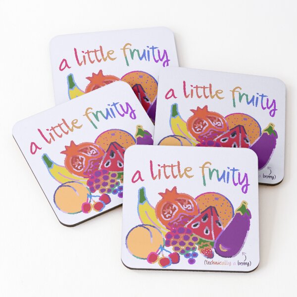 Item preview, A Little Fruity (Pride Colors) designed and sold by PrideofDragons.
