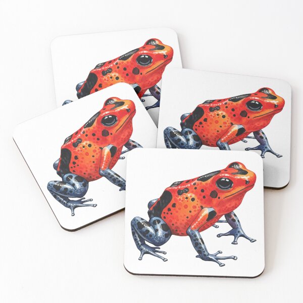 Item preview, Strawberry poison dart frog designed and sold by 4rtistcDrift.