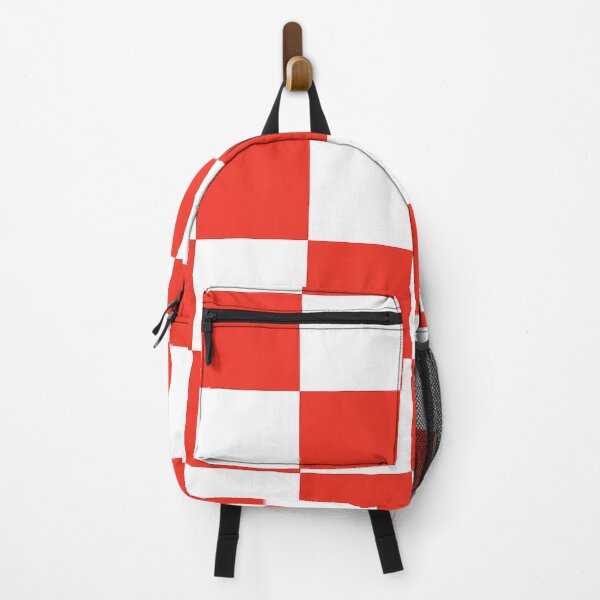 Item preview, Red and White Checkerboard Pattern – Bold Retro Geometric Print designed and sold by weirdfishes123.