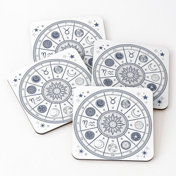 Item preview, Zodiac wheel with 12 signs designed and sold by Lucky 777.