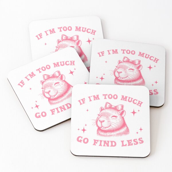 Item preview, Capybara "Go Find Less" designed and sold by Polarisofficial.