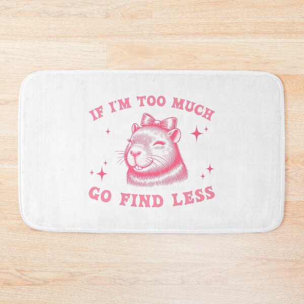 Item preview, Capybara "Go Find Less" designed and sold by Polarisofficial.