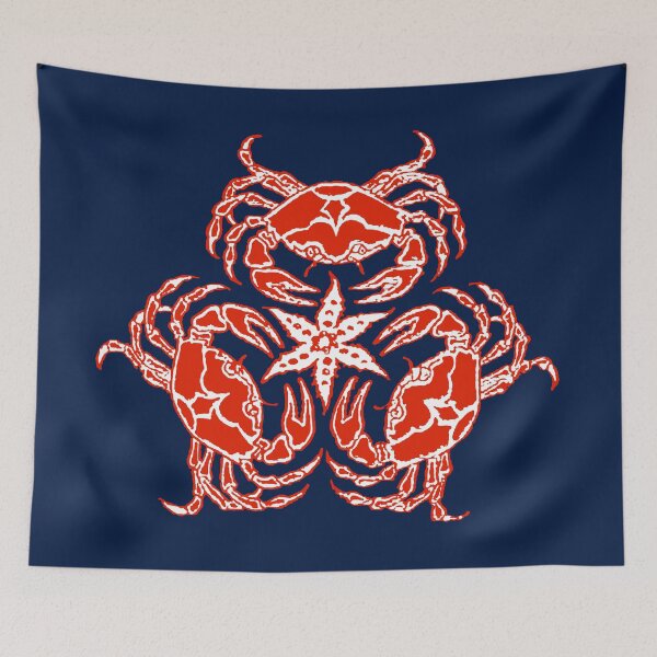 Item preview, Art Nouveau Trio of Crabs and a Starfish designed and sold by Pixelchicken.
