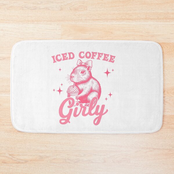 Item preview, Capybara "Iced Coffee Girly" designed and sold by Polarisofficial.