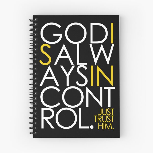 Item preview, GOD IS ALWAYS IN CONTROL. JUST TRUST HIM. designed and sold by alegnacreates.