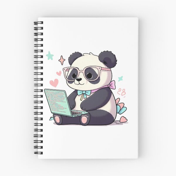 Item preview, Kawaii Coding Panda: Cute Programmer Vibes designed and sold by 001Haiba.