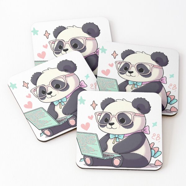 Item preview, Kawaii Coding Panda: Cute Programmer Vibes designed and sold by 001Haiba.