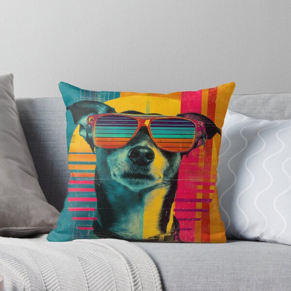 Item preview, 80s Vaporwave Dog Retro Style designed and sold by clickmouse.