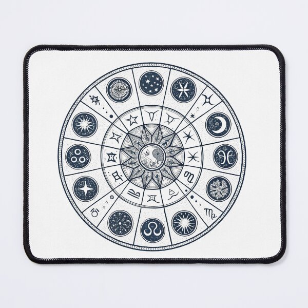 Item preview, Zodiac wheel with 12 signs designed and sold by Lucky 777.