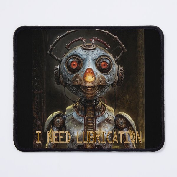 Item preview, Funny Robot Lubrication Sci-Fi designed and sold by Static-Fractal.