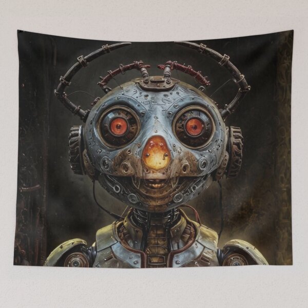 Item preview, Funny Robot Lubrication Sci-Fi designed and sold by Static-Fractal.
