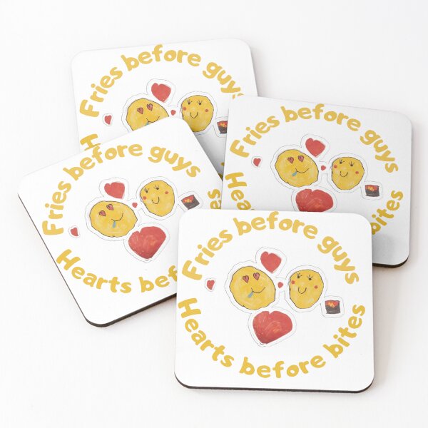 Item preview, Fries before guys funny children's drawing art designed and sold by Oommen Studio .