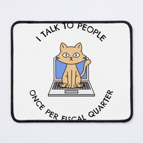 Item preview, I TALK TO PEOPLE ONCE PER FISCAL YEAR designed and sold by TeeezShirtz.