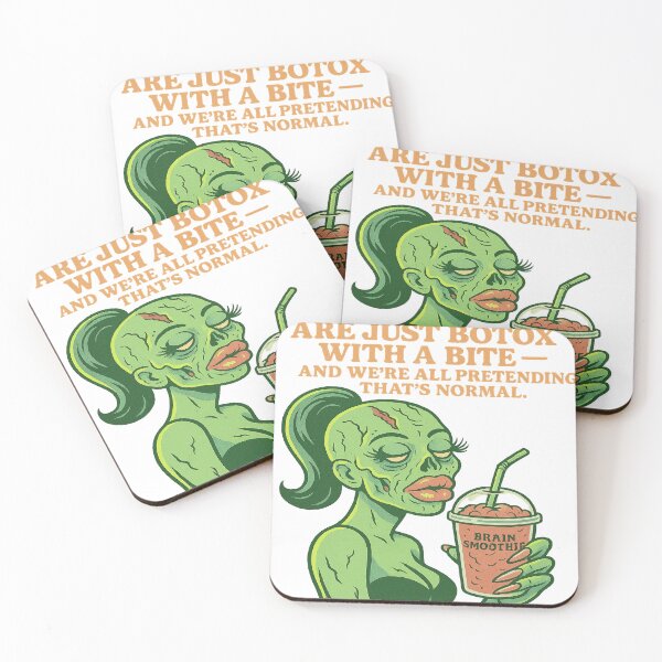 Item preview, Botox Biters: Apocalypse Now Comes With Lip Filler designed and sold by POD DYNASTY | Original Print On Demand T-Shirt Graphics.