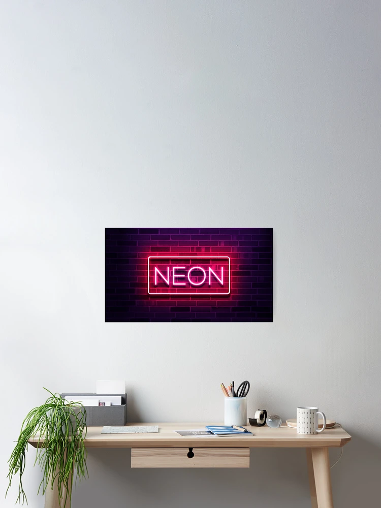 Thumbnail 2 of 3, Poster, Neon Design designed and sold by RKNTdesigns.