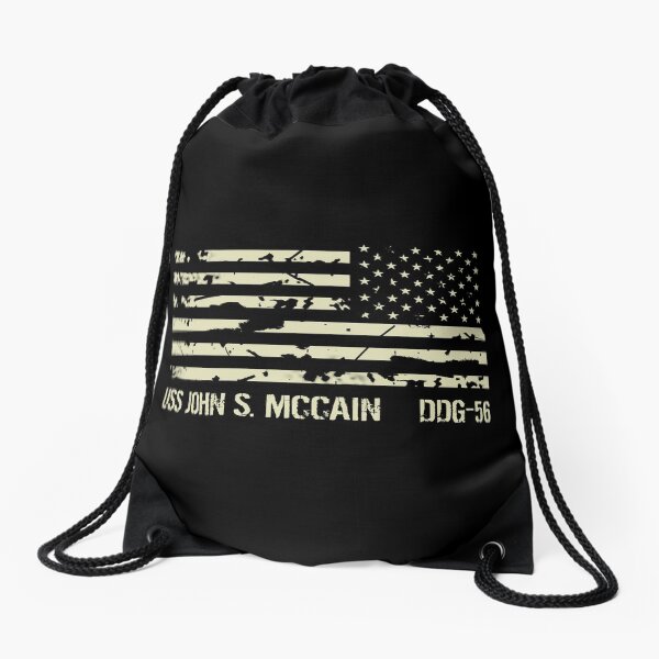 USS John S. McCain Drawstring Bag