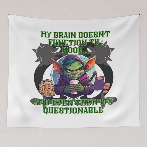 Item preview, Brain Doesn't Function (Male Goblin) designed and sold by Shortyshadow4.