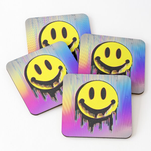 Artikelvorschau, Y2K & Glitchcore – Schmelzendes Smiley-Gesicht entworfen und verkauft von clickmouse.