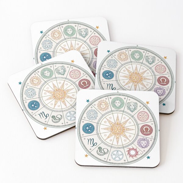 Item preview, Zodiac wheel with 12 signs designed and sold by Lucky 777.