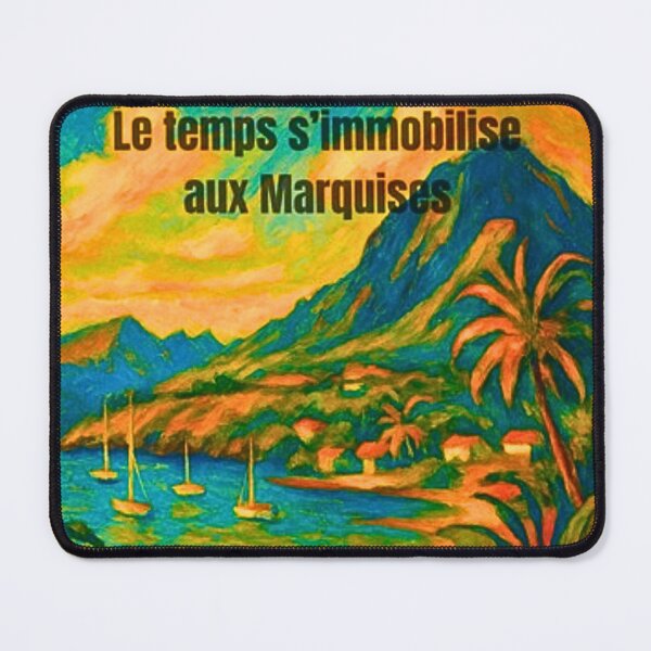 Item preview, Hiva Oa Souvenir – The Marquesas Islands | Vintage Illustration designed and sold by Marquises Évasions .