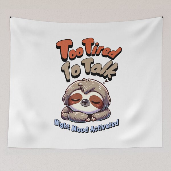 Item preview, Social Battery Low, Funny Sloth Graphic Tee for Office Humor designed and sold by Lucky Streetwear.