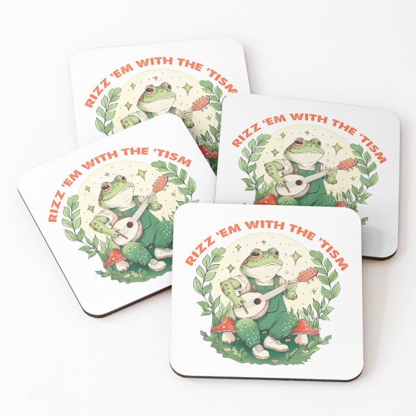 Item preview, Rizz Em With The Tism Frog designed and sold by TeeARTHY.