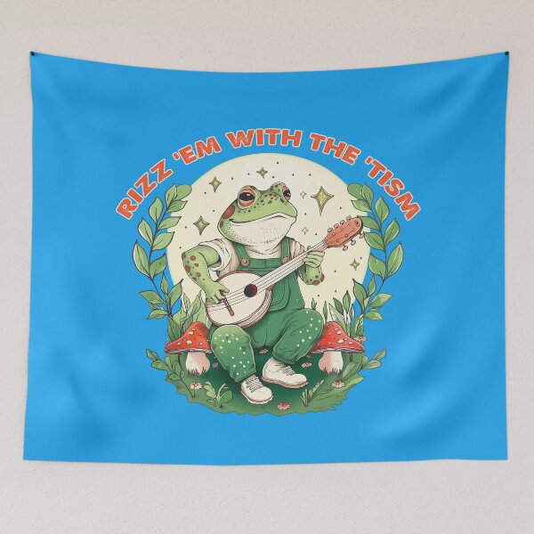 Item preview, Rizz Em With The Tism Frog designed and sold by TeeARTHY.