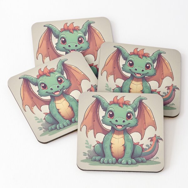 Artikelvorschau, Pufflet, der Chibi-Drache entworfen und verkauft von GoblinNook.