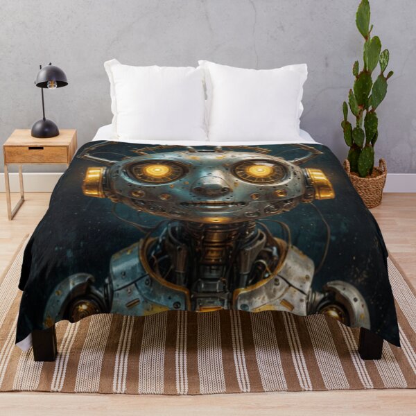 Item preview, Funny Robot Looking For Work Sci-Fi designed and sold by Static-Fractal.