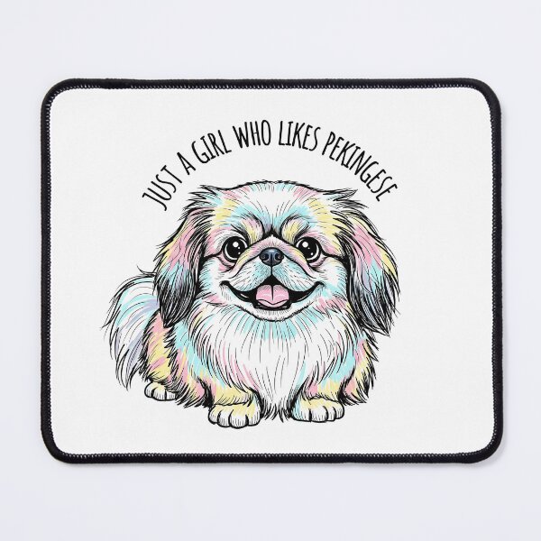 Item preview, Just a Girl Who Likes Pekingese - Colorful Dog designed and sold by Joyful-Park.