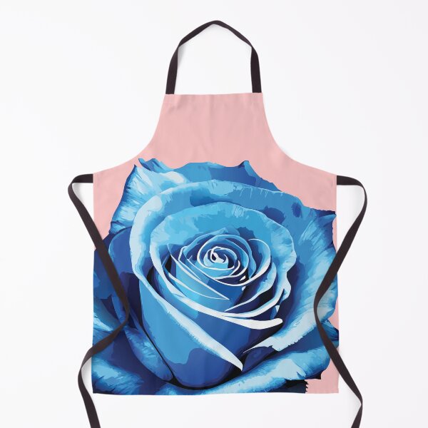 Aperçu de l'œuvre Un magnifique design minimaliste de rose bleue - accrocheur créée et vendue par erkabees.