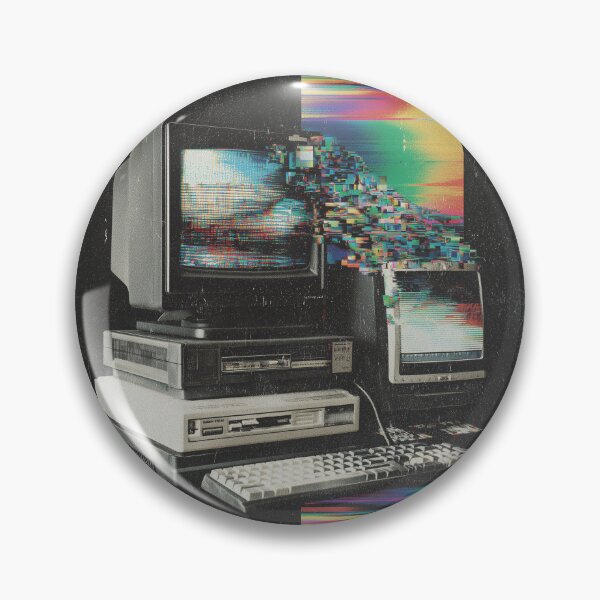 Artikelvorschau, Y2K & Glitchcore – Alter Computerterminalbildschirm entworfen und verkauft von clickmouse.