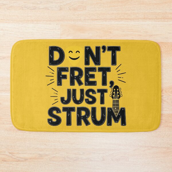 Item preview, Don’t Fret, Just Strum designed and sold by Amir Faysal.