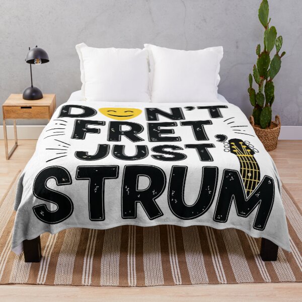 Item preview, Don’t Fret, Just Strum designed and sold by Amir Faysal.