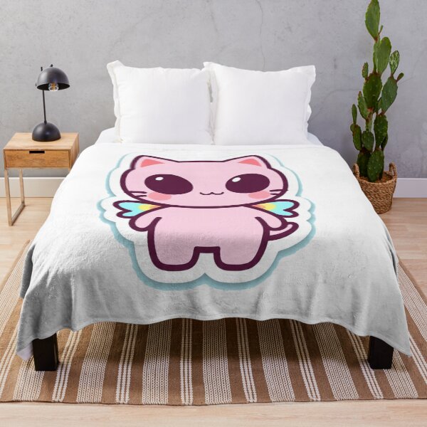 Item preview, Kawaii Alien Kitty – Pastel Pink Space Cutie designed and sold by 001Haiba.