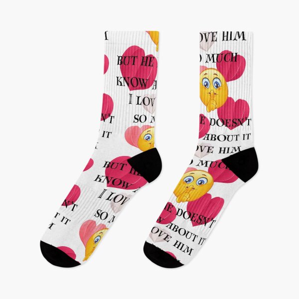 Item preview, I love him, but he doesn't know about it designed and sold by DżodżoJoy.