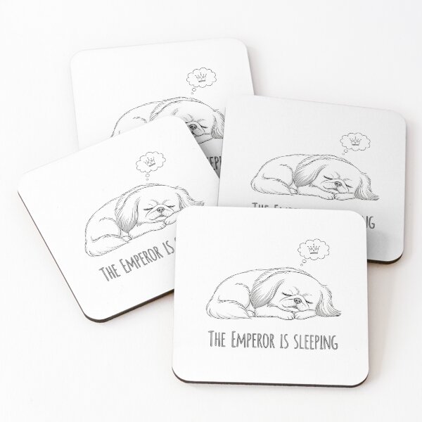Item preview, The Emperor Is Slepping - Funny Pekingese designed and sold by Joyful-Park.