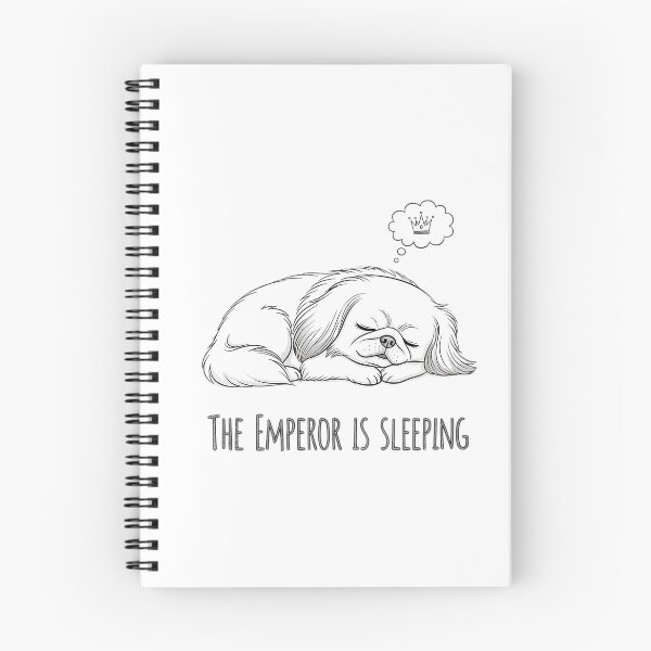 Item preview, The Emperor Is Slepping - Funny Pekingese designed and sold by Joyful-Park.