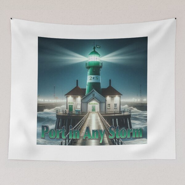 Item preview, Moss Pier Lighthouse Print designed and sold by Lichentroupe63.